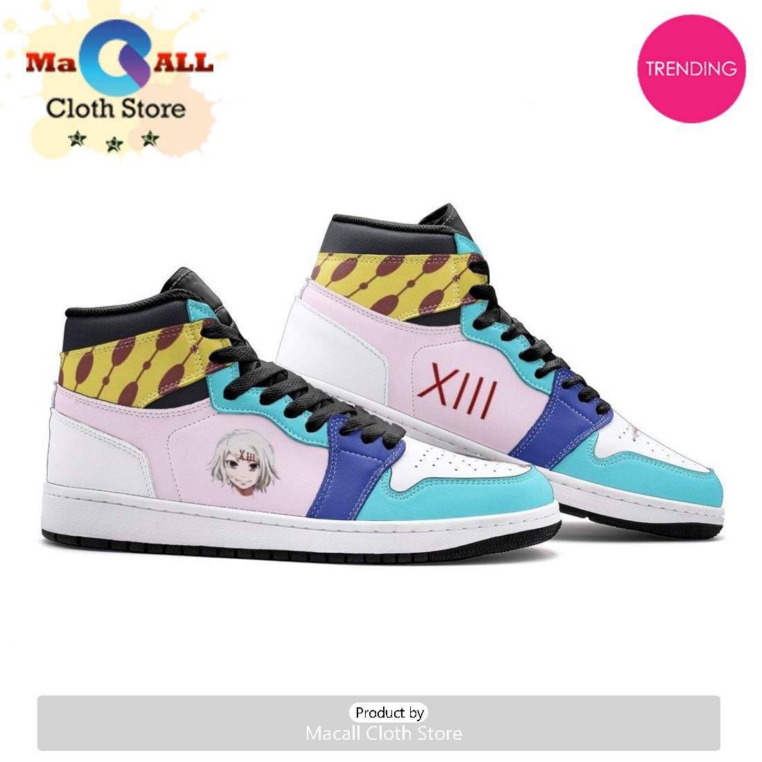 Juuzou Suzuya Tōkyō Gūru Air Jordan 1 High Top Shoes