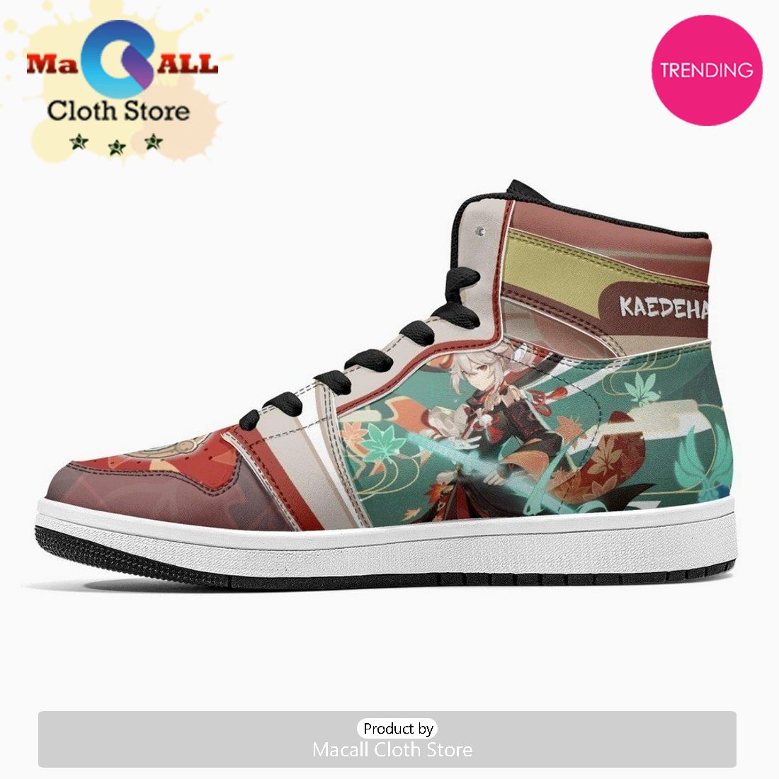 Kaedehara Kazuha Genshin Impact JD1 High Top Shoes