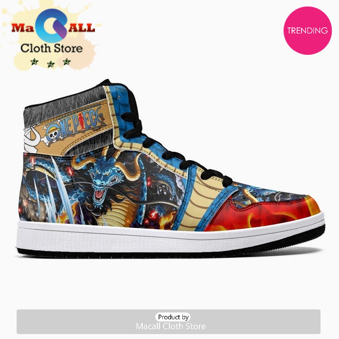 Kaido Dragon Form One Piece JD1 High Top Shoes