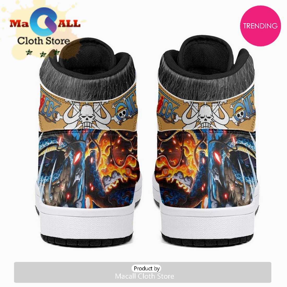 Kaido Dragon Form One Piece JD1 High Top Shoes