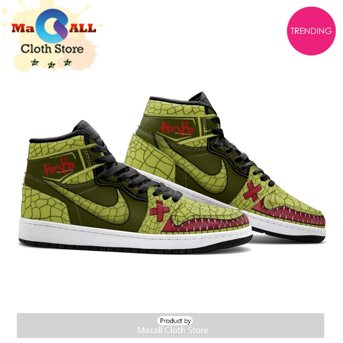 Kaiman Dorohedoro Air Jordan 1 High Top Shoes