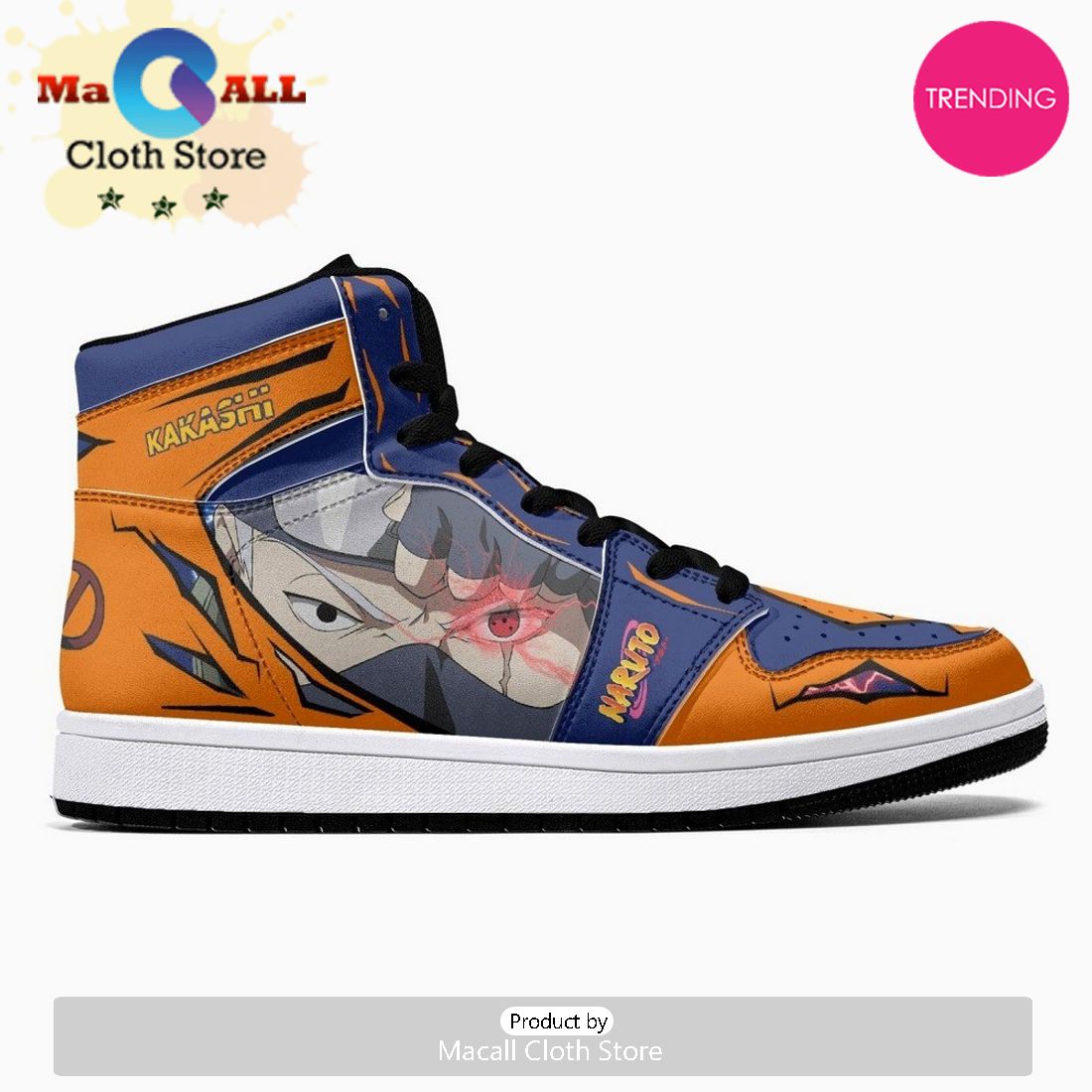 Kakashi Hatake Ninja JD1 High Top Shoes