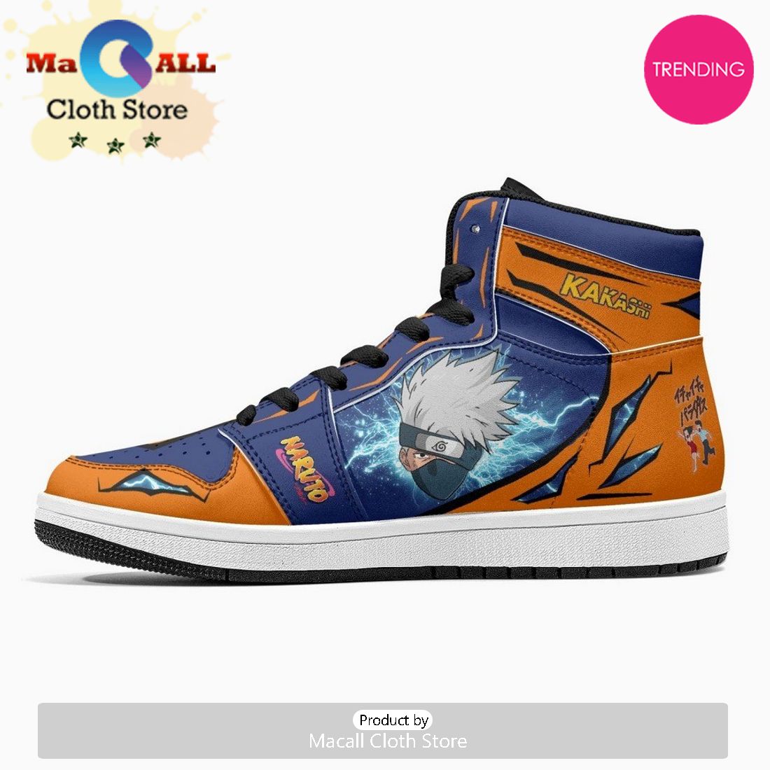 Kakashi Hatake Ninja JD1 High Top Shoes
