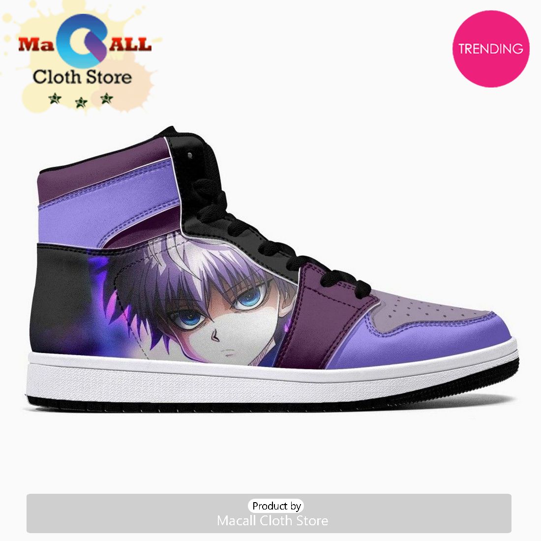 Killua Lightning Palm Hunter JD1 High Top Shoes