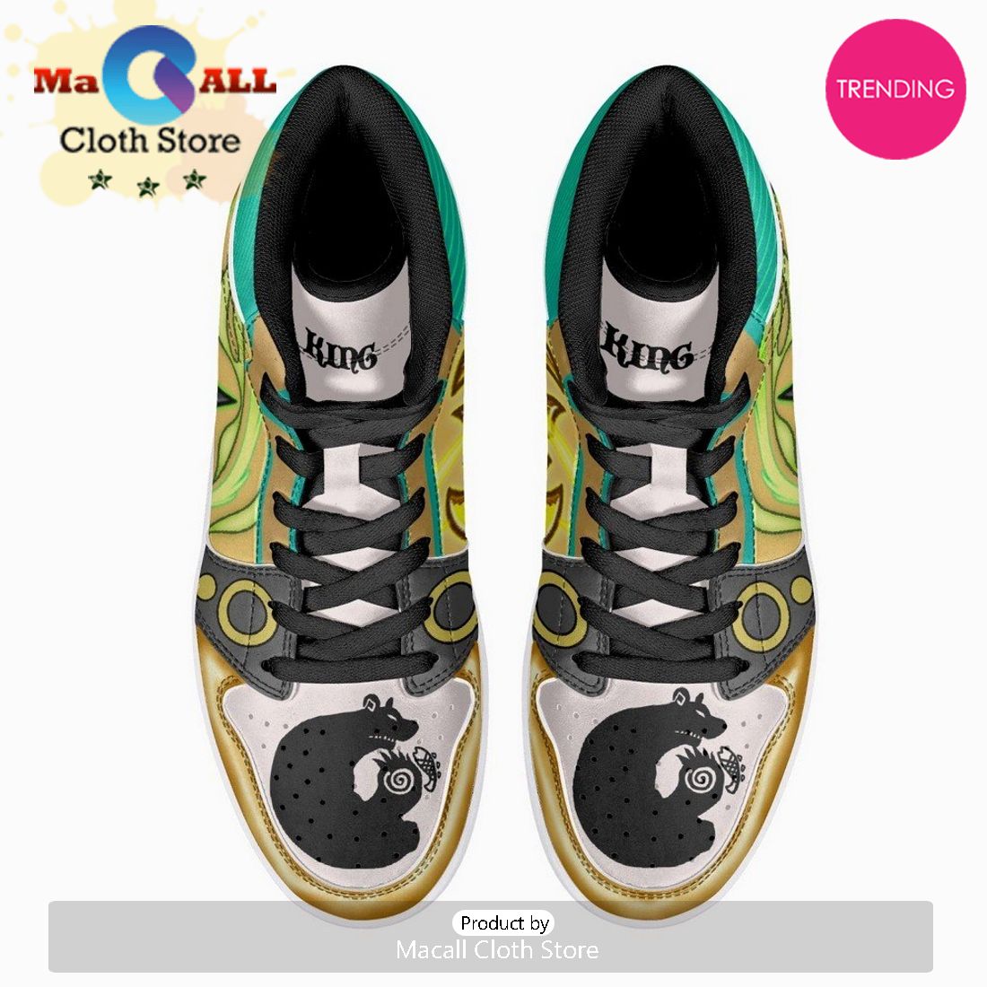 King Chastiefol Seven Deadly Sins JD1 High Top Shoes