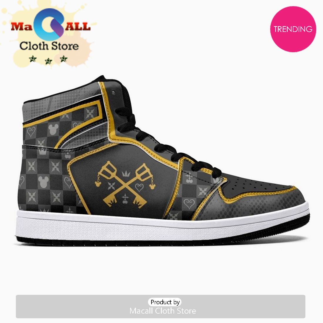 Kingdom Hearts JD1 High Top Shoes