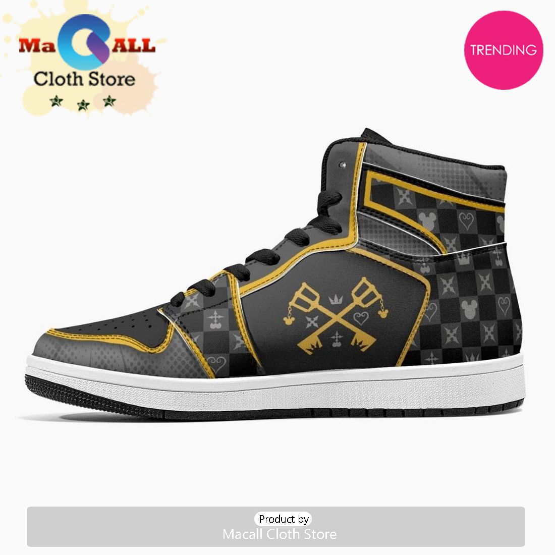 Kingdom Hearts JD1 High Top Shoes