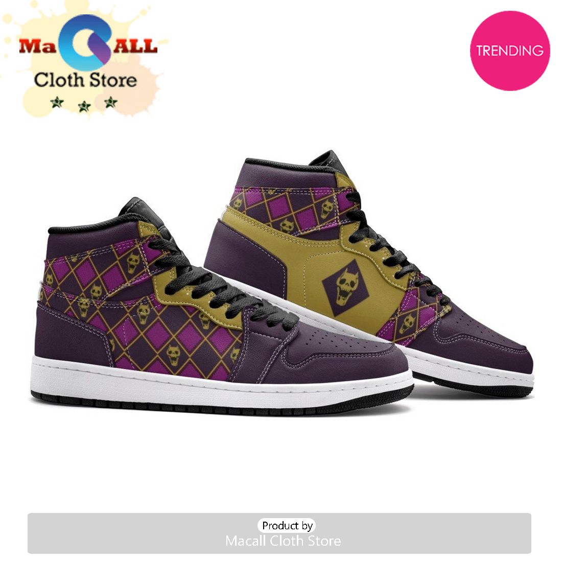 Kira Killer Queen Air Jordan 1 High Top Shoes