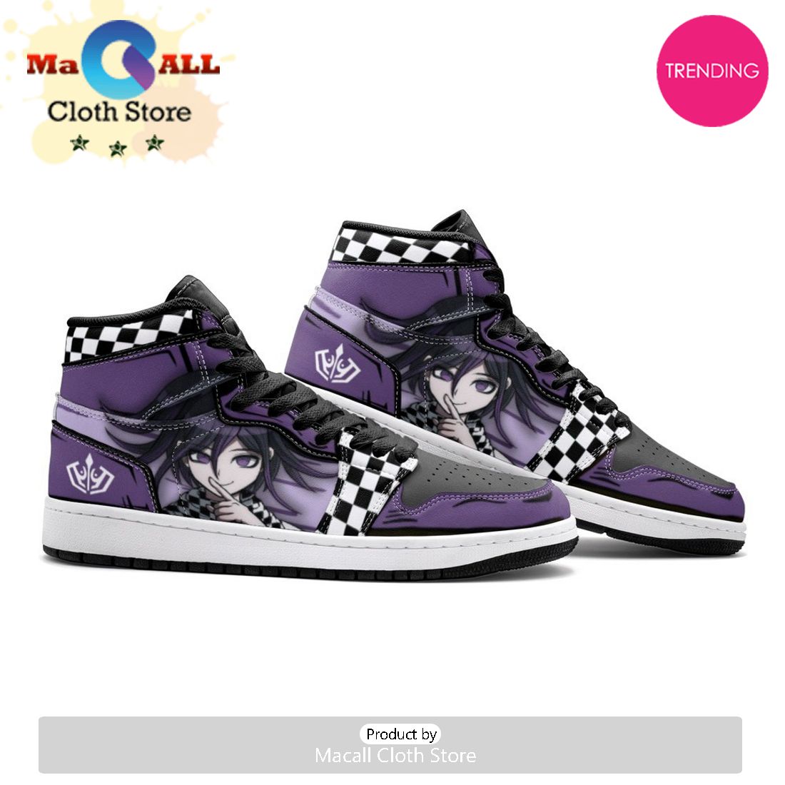 Kokichi Oma Danganronpa Air Jordan 1 High Top Shoes