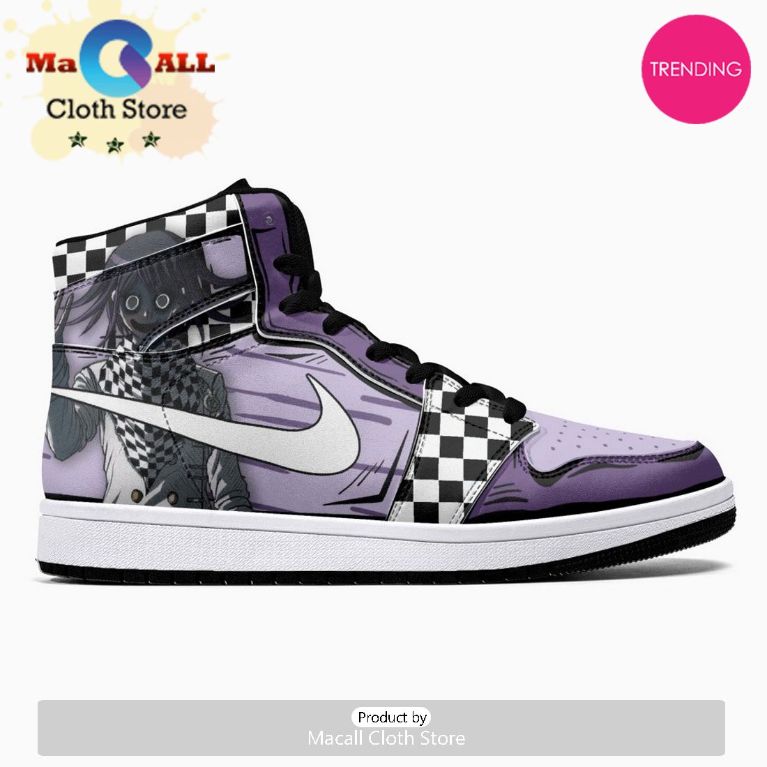 Kokichi Oma Danganronpa JD1 High Top Shoes