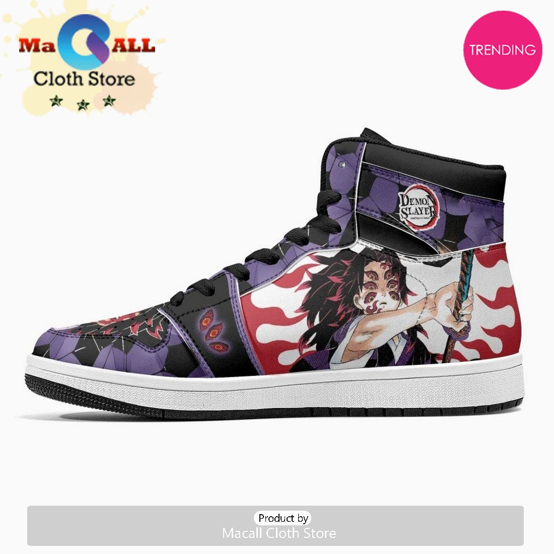 Kokushibo Demon Slayer JD1 High Top Shoes