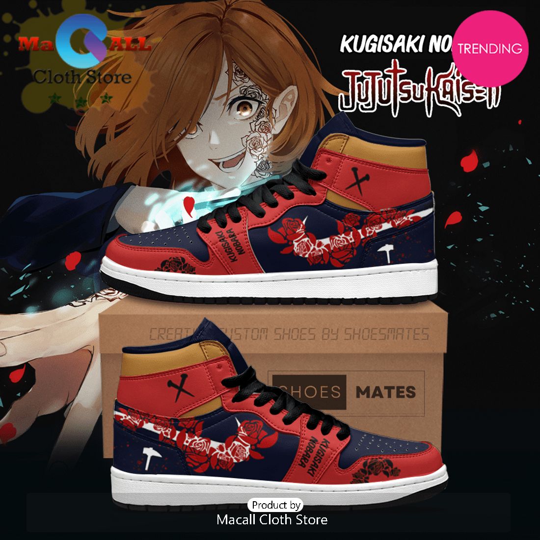 Kugisaki Nobora Air Jordan 1 High Top Shoes
