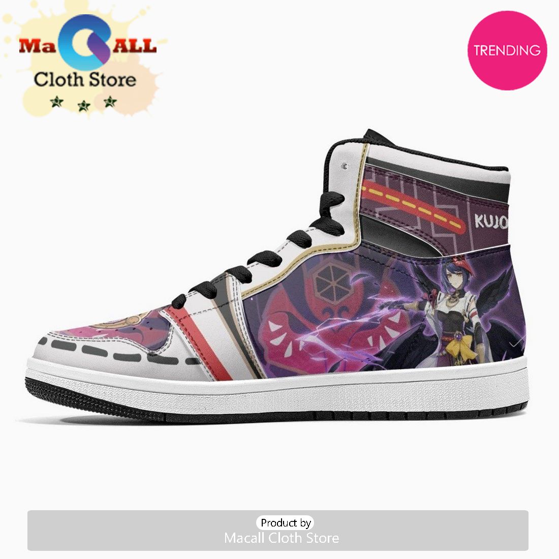 Kujou Sara Genshin Impact JD1 High Top Shoes