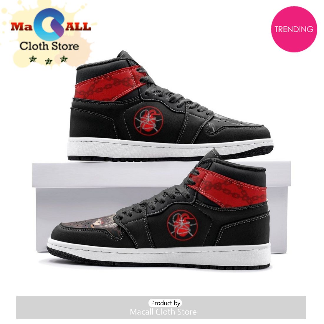 Kurapika Chain Bastard Hunter X Hunter Air Jordan 1 High Top Shoes Kurapika Chain Bastard Hunter X Hunter Air Jordan 1 High Top Shoes