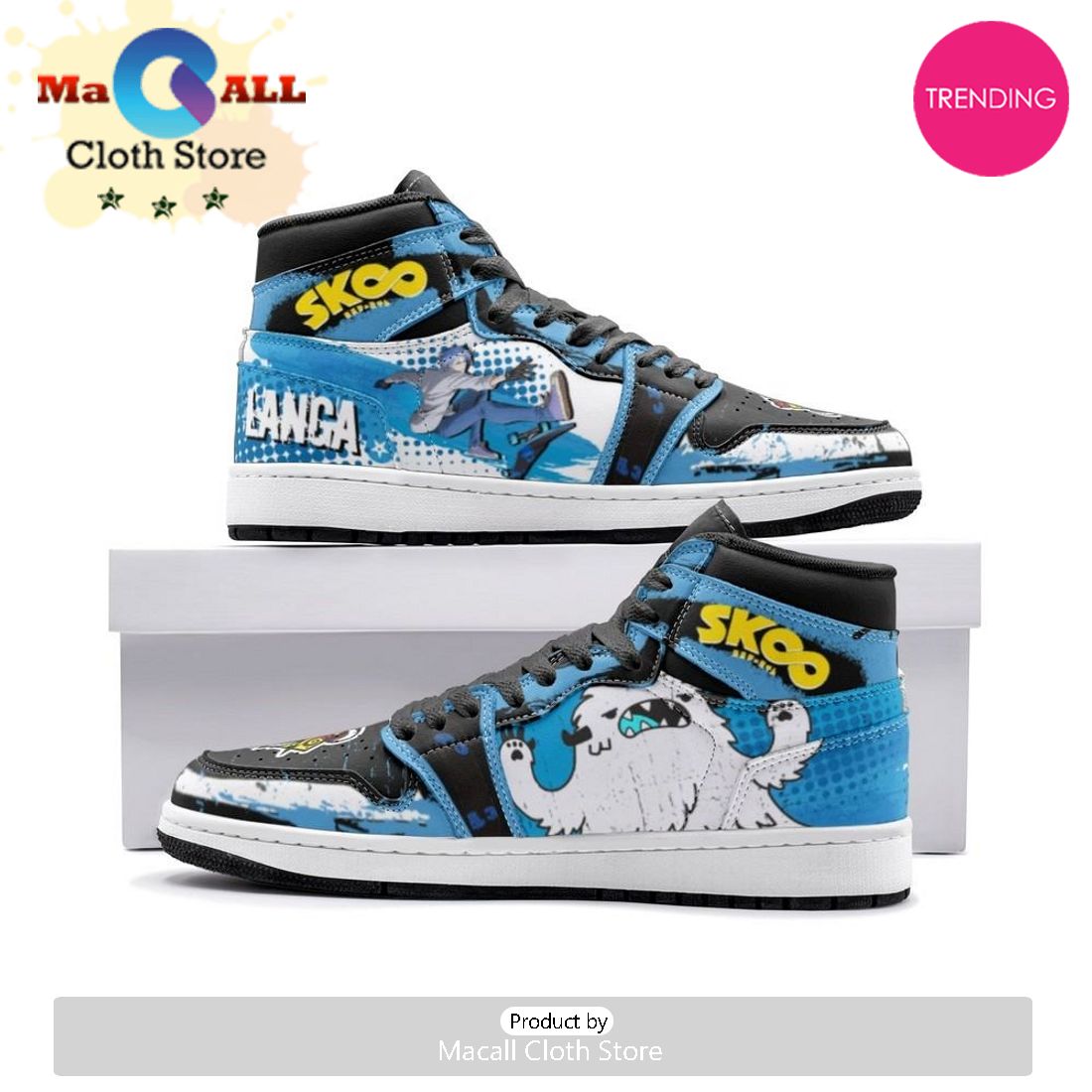 Langa Snow Sk8 The Infinity Air Jordan 1 High Top Shoes
