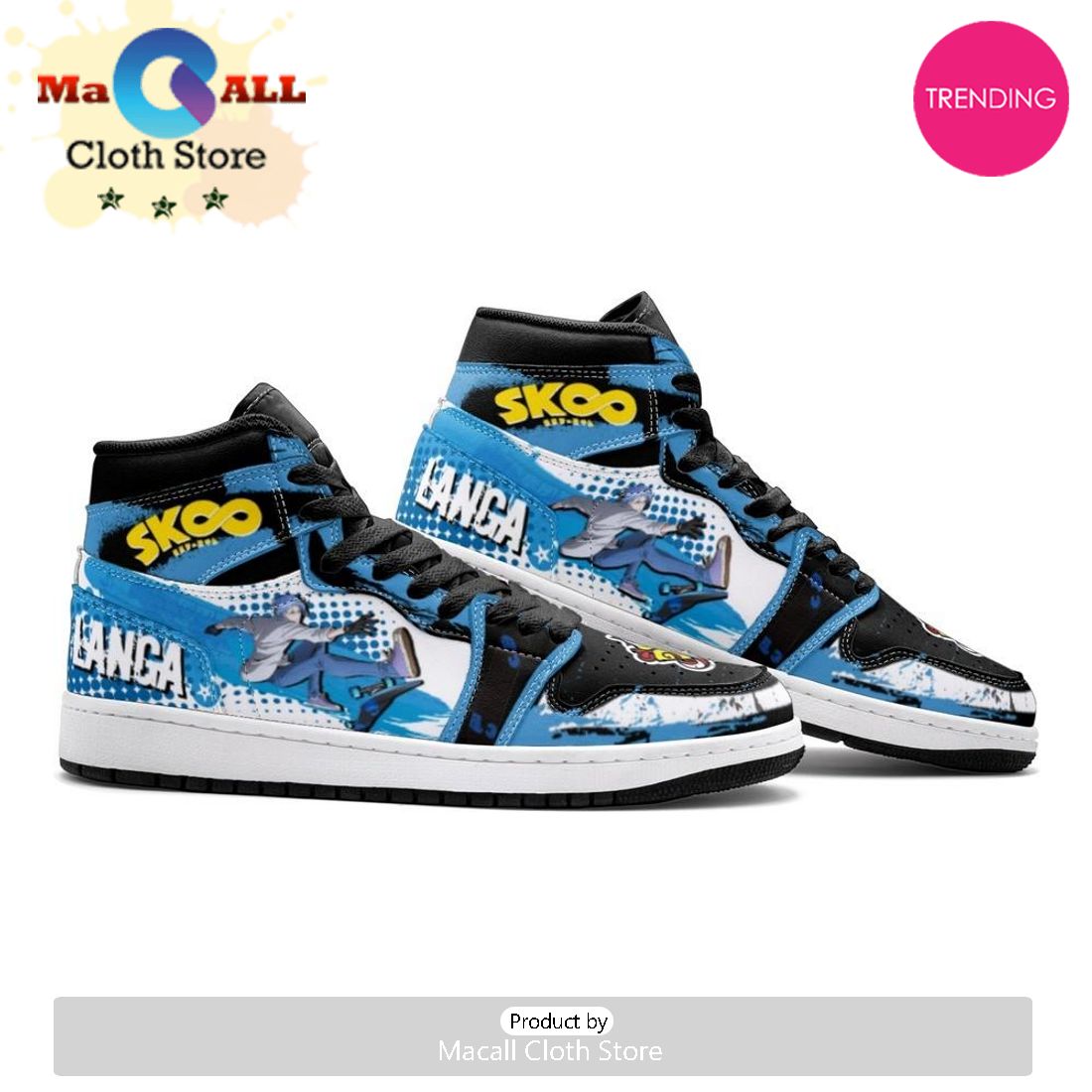 Langa Snow Sk8 The Infinity Air Jordan 1 High Top Shoes