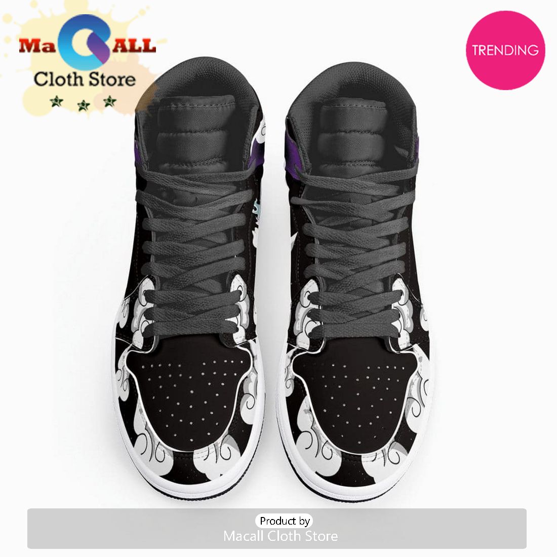 Luffy Gear 5 Air Jordan 1 High Top Shoes