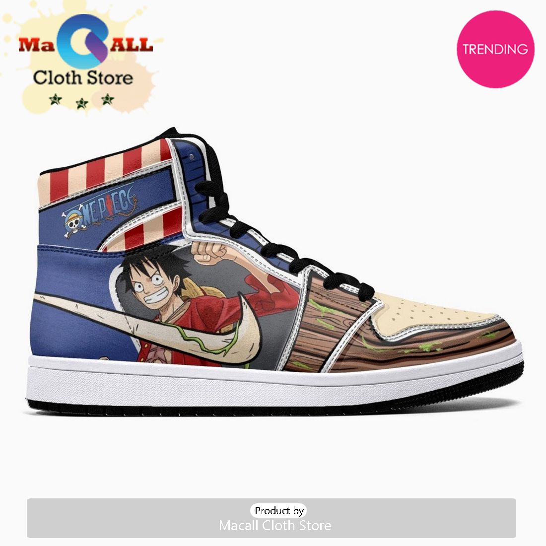 Luffy One Piece JD1 High Top Shoes