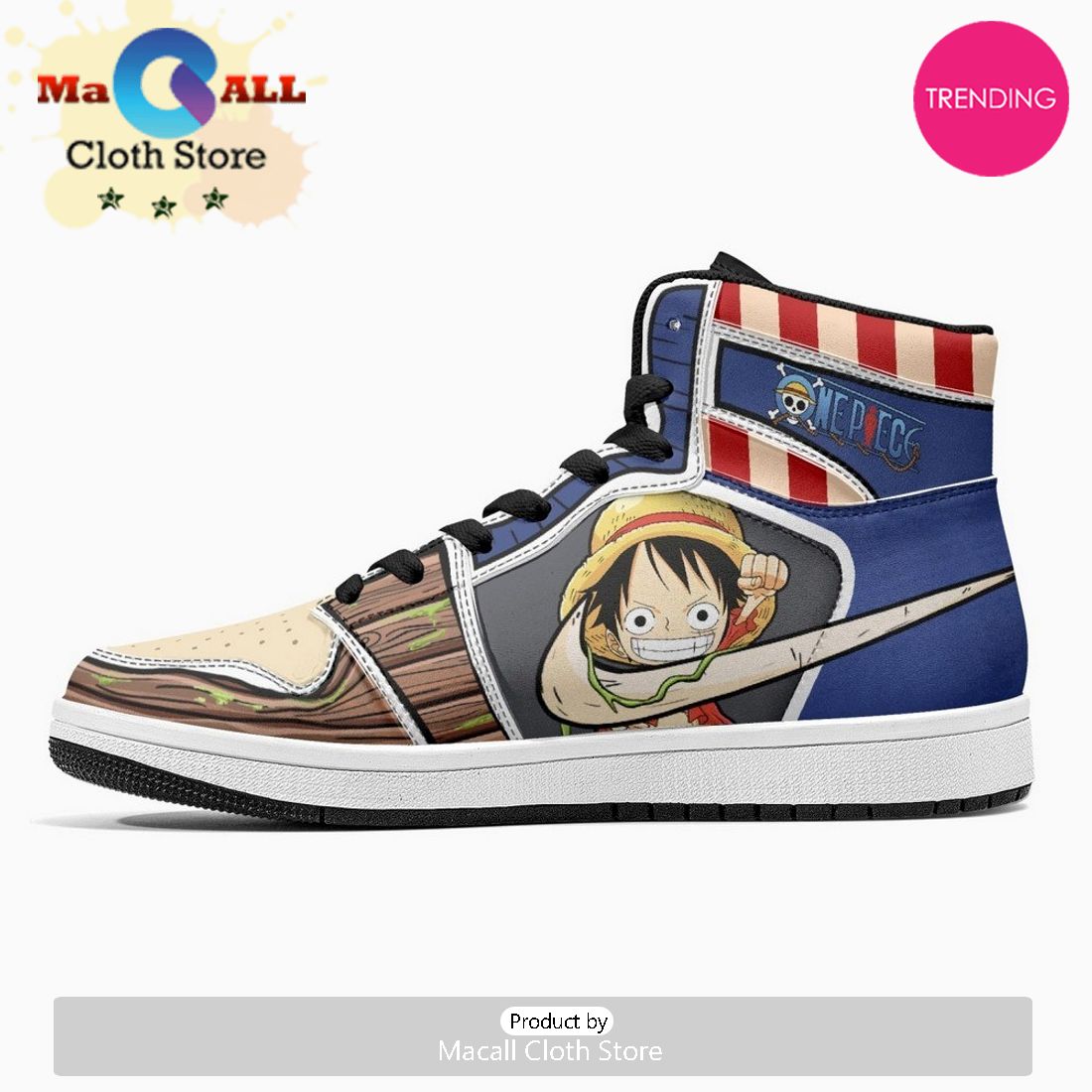 Luffy One Piece JD1 High Top Shoes