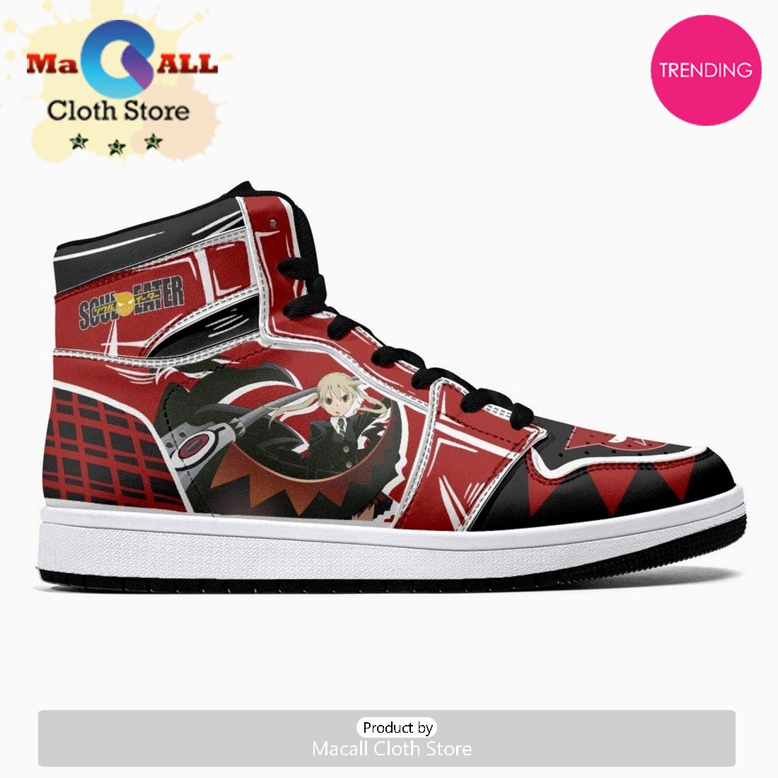 Maka Albarn Soul Eater JD1 High Top Shoes