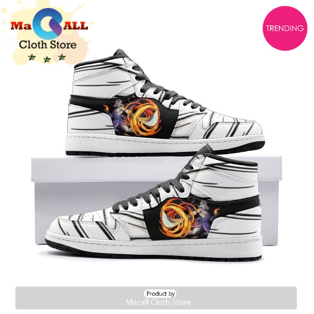 Makoto Shishio Rurouni Kenshin Air Jordan 1 High Top Shoes