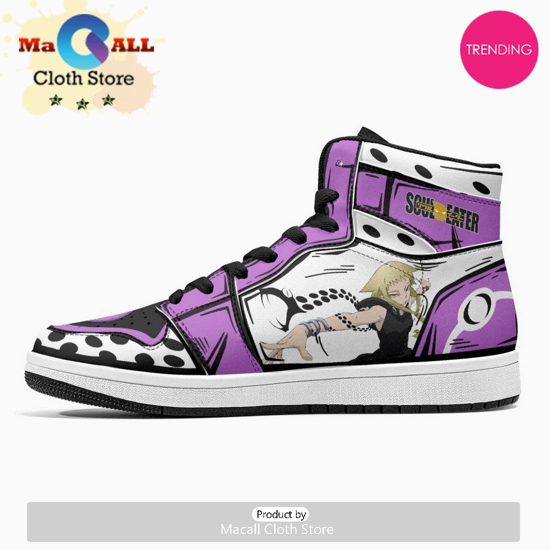 Medusa Gorgon Soul Eater JD1 High Top Shoes