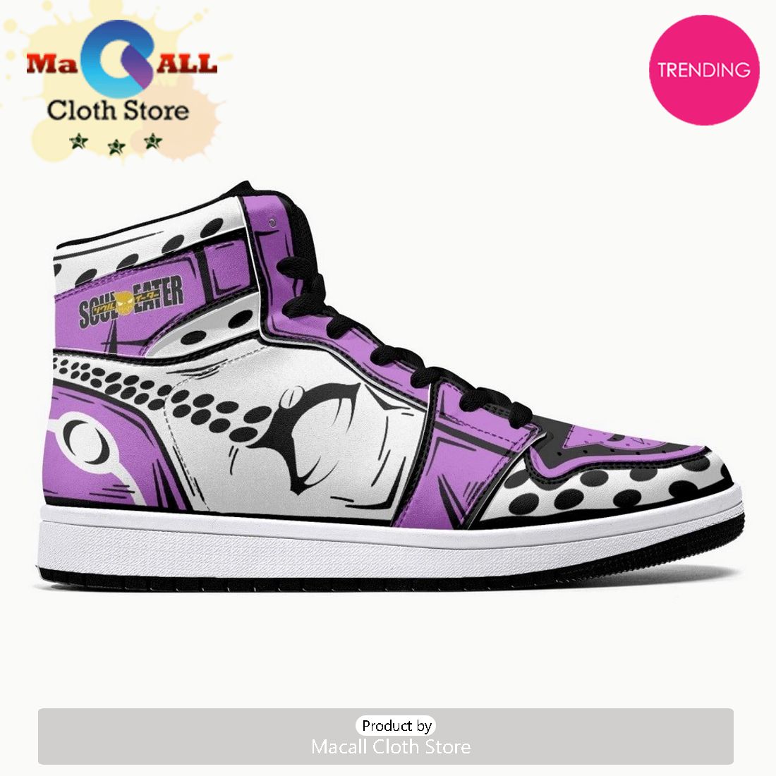 Medusa Gorgon Soul Eater JD1 High Top Shoes