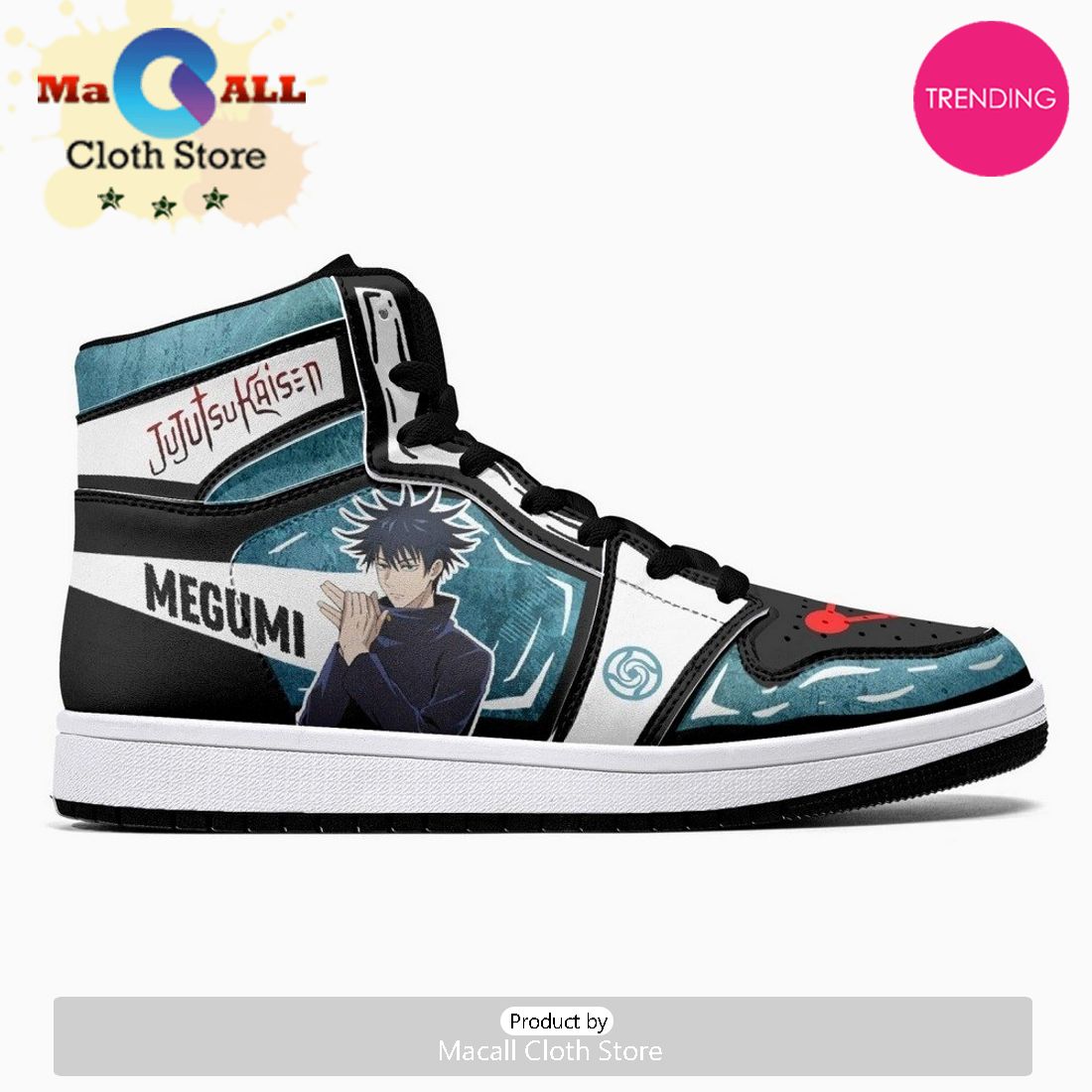 Megumi Fushiguro Divine Sorcery Fight JD1 High Top Shoes