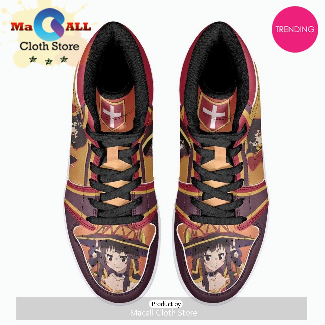 Megumin Konosuba JD1 High Top Shoes