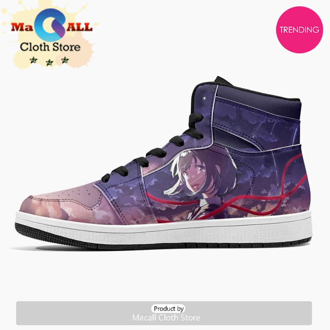 Mitsuha Miyamizu And Taki Tachibana Your Name JD1 High Top Shoes