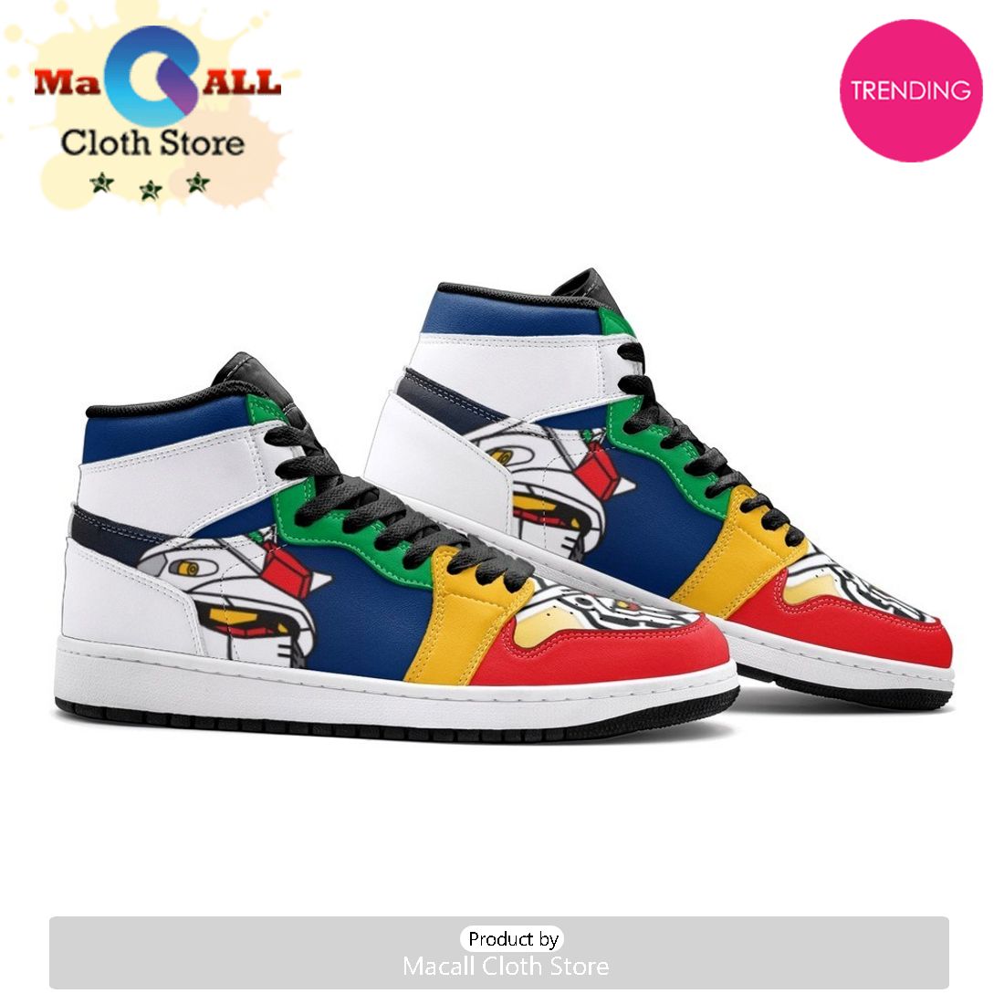 Mobile Zeta Gundam Air Jordan 1 High Top Shoes