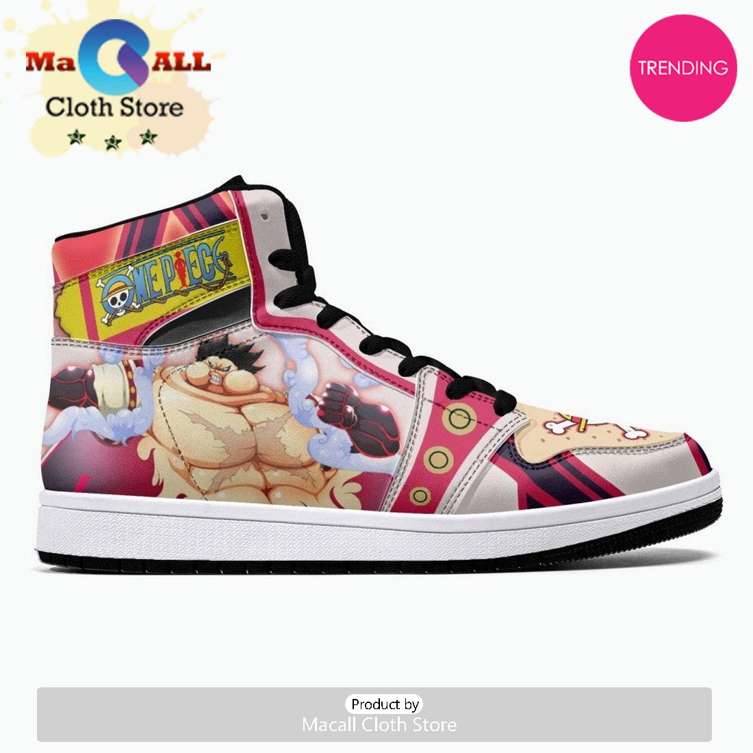 Monkey D. Luffy Gear 4th Tank Man One Piece JD1 High Top Shoes