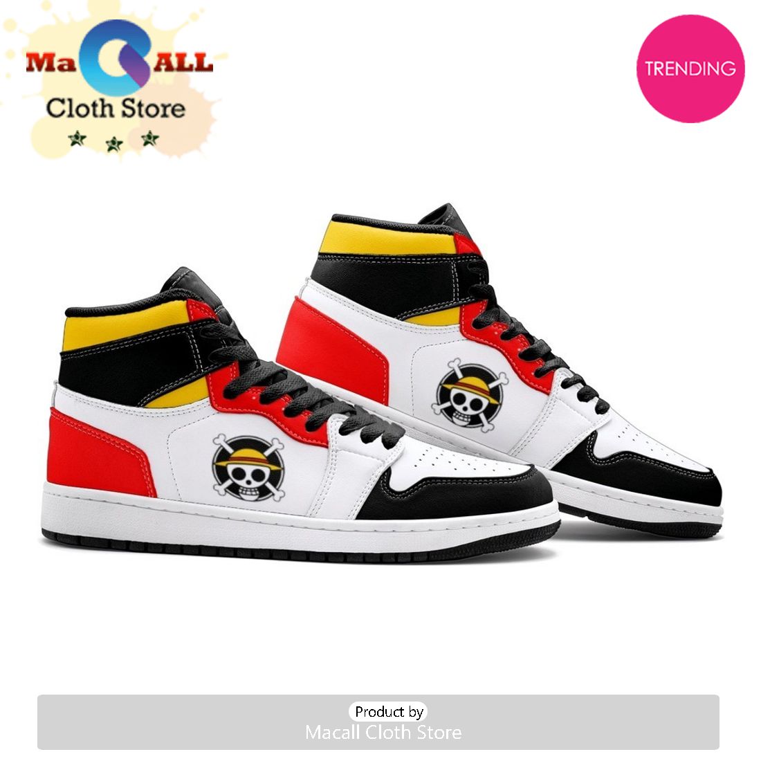 Monkey D. Luffy One Piece Air Jordan 1 High Top Shoes