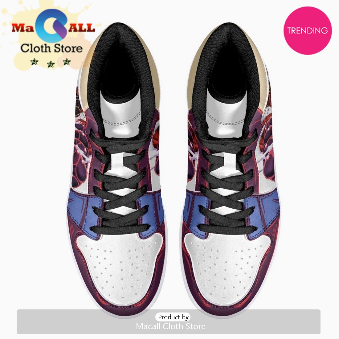 Monkey God Luffy One Piece JD1 High Top Shoes