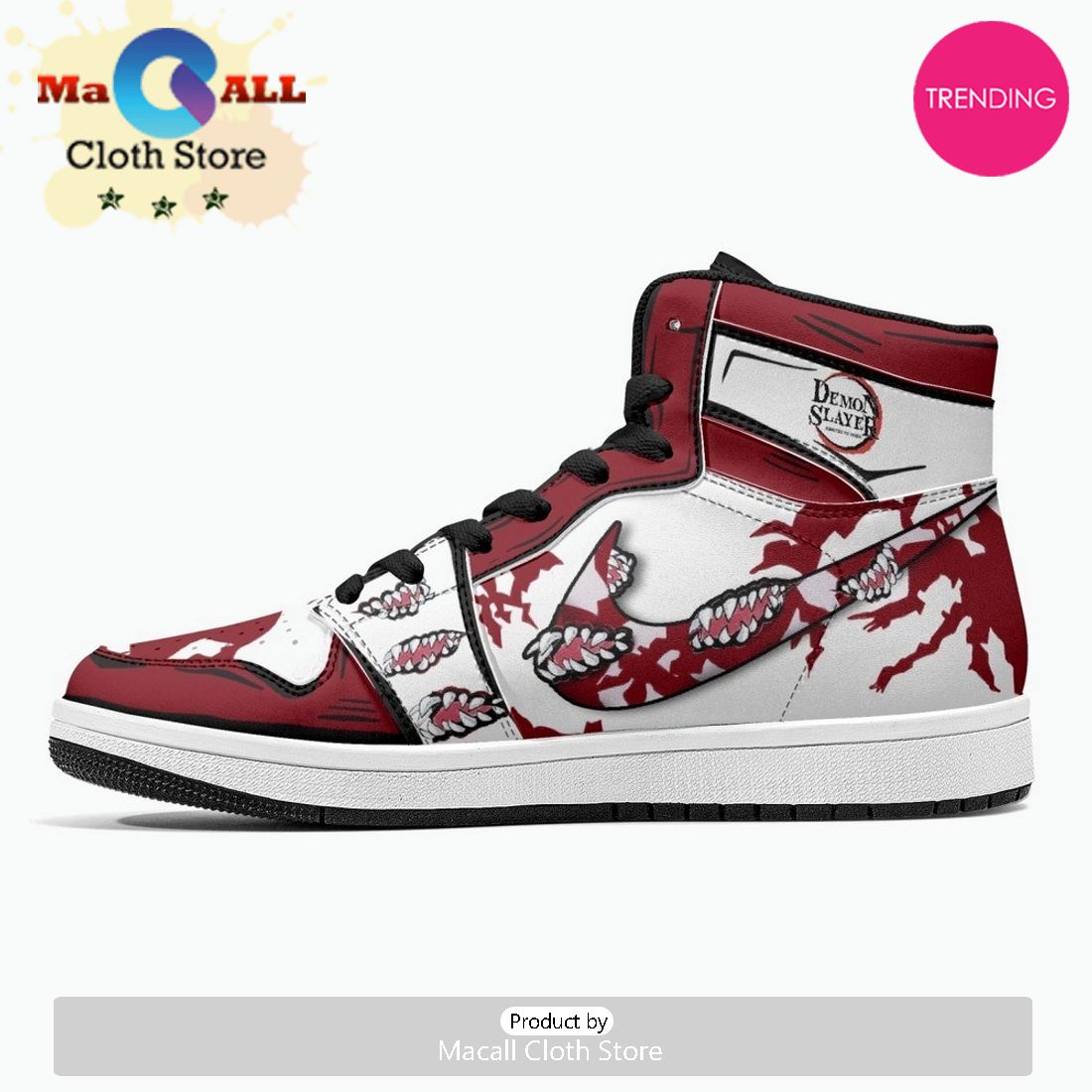 Muzan Kibutsuji Demon Slayer JD1 High Top Shoes