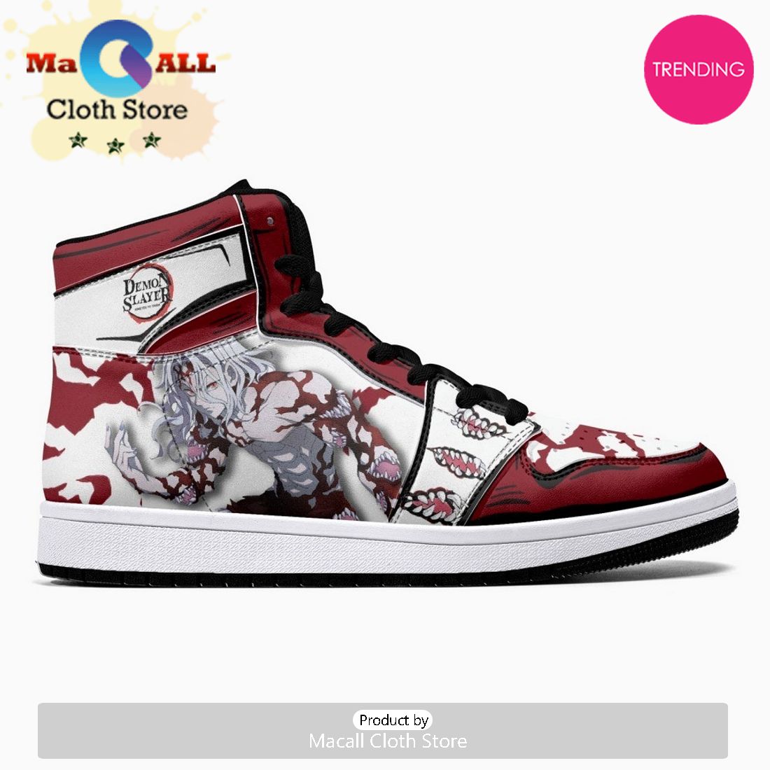 Muzan Kibutsuji Demon Slayer JD1 High Top Shoes