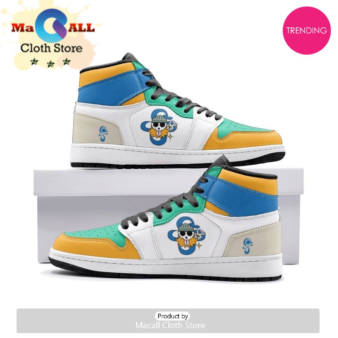 Nami One Piece Air Jordan 1 High Top Shoes