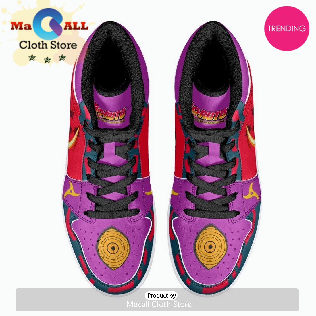 Ninja Boruto Momoshiki JD1 High Top Shoes