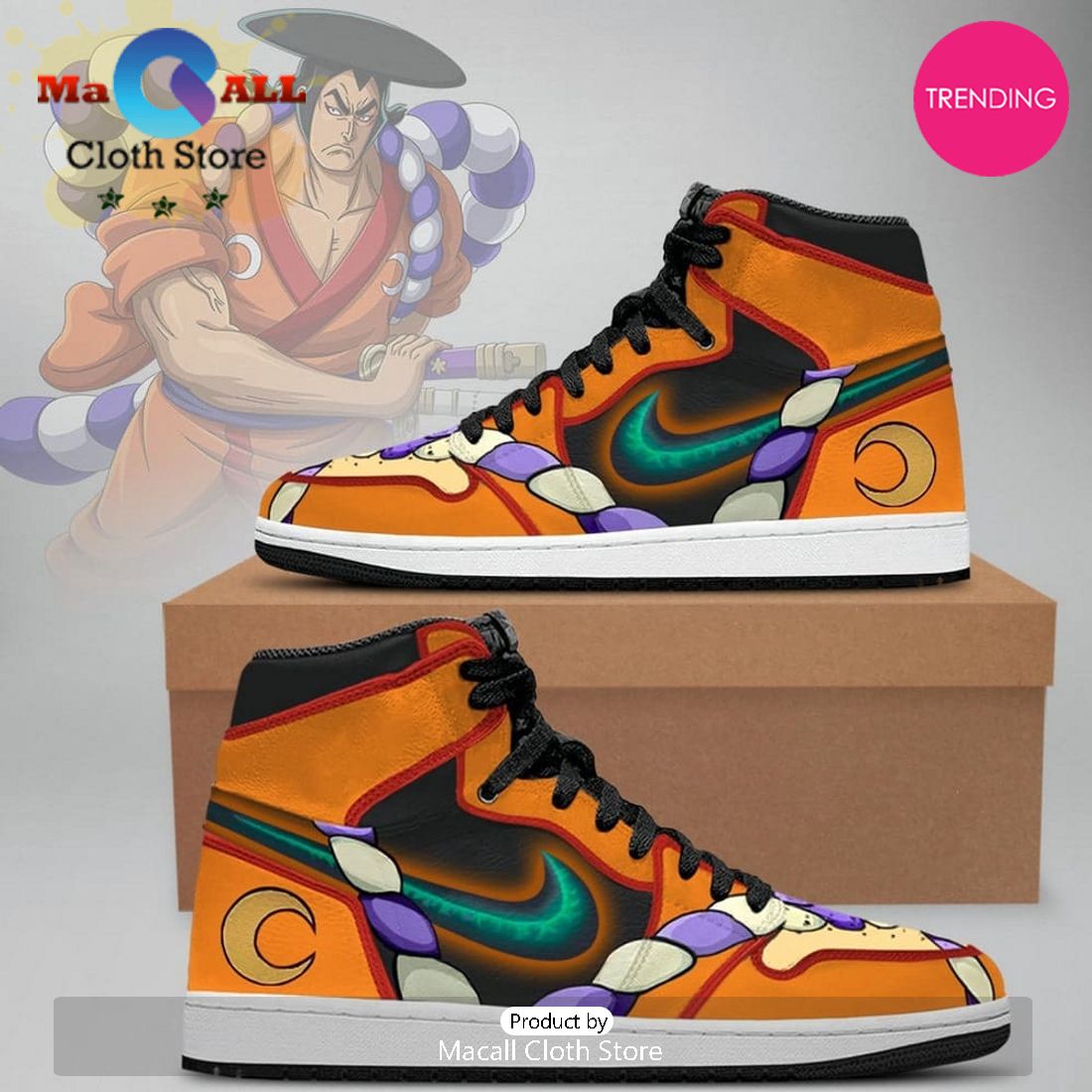 Oden One Piece Air Jordan 1 High Top Shoes