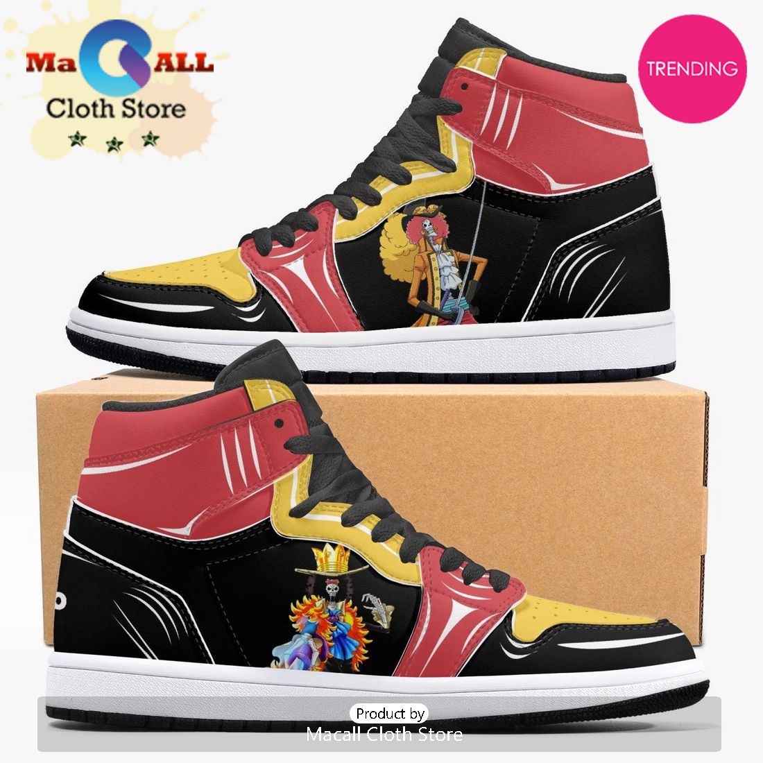 One Piece Brook AJ1 High Top Shoes