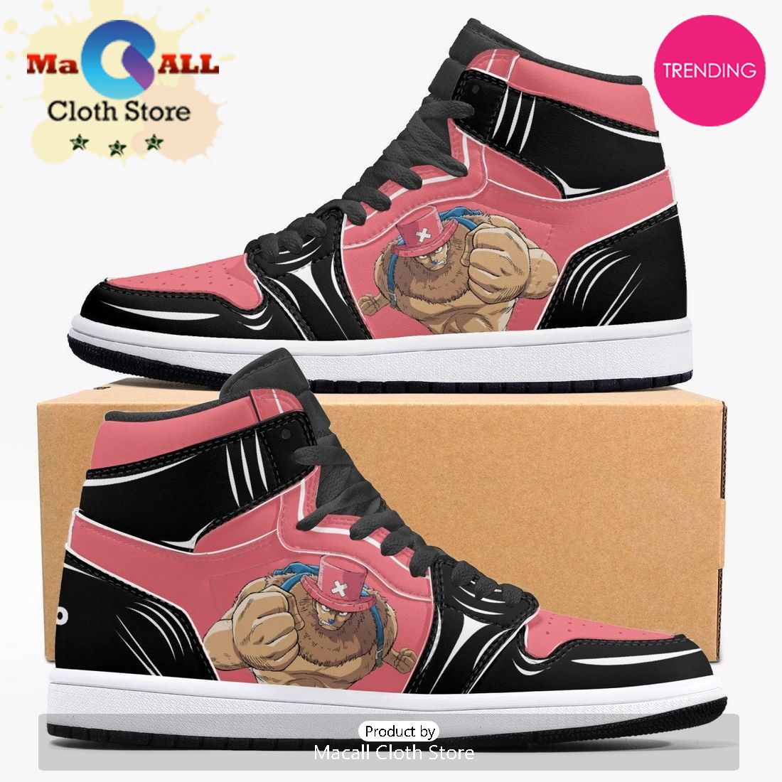 One Piece Tony Chopper AJ1 High Top Shoes
