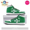 Power Rangers Blue Air Jordan 1 High Top Shoes