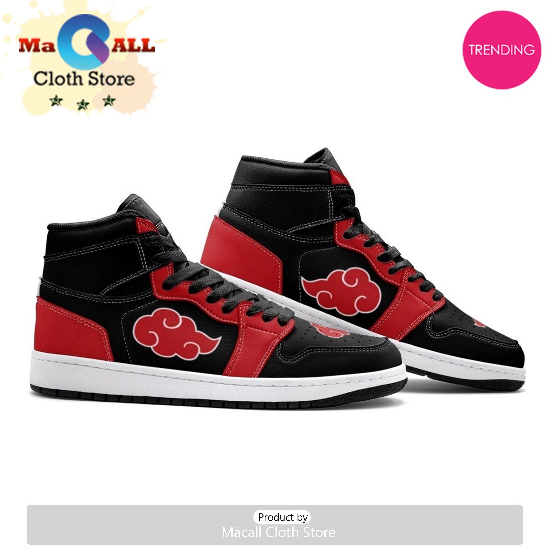 Red Cloud Cloud Ninja Air Jordan 1 High Top Shoes