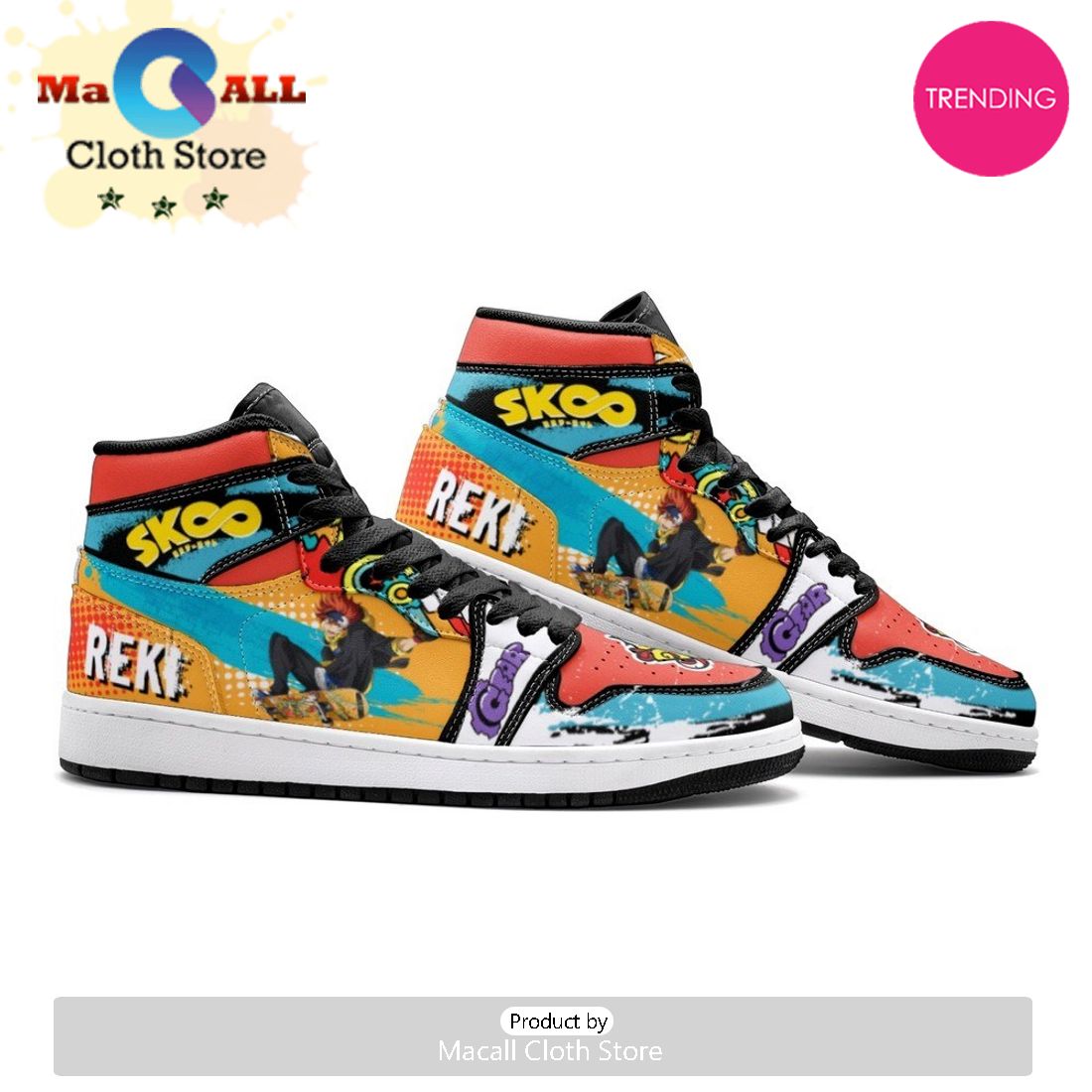 Reki Kyan Sk8 The Infinity Air Jordan 1 High Top Shoes