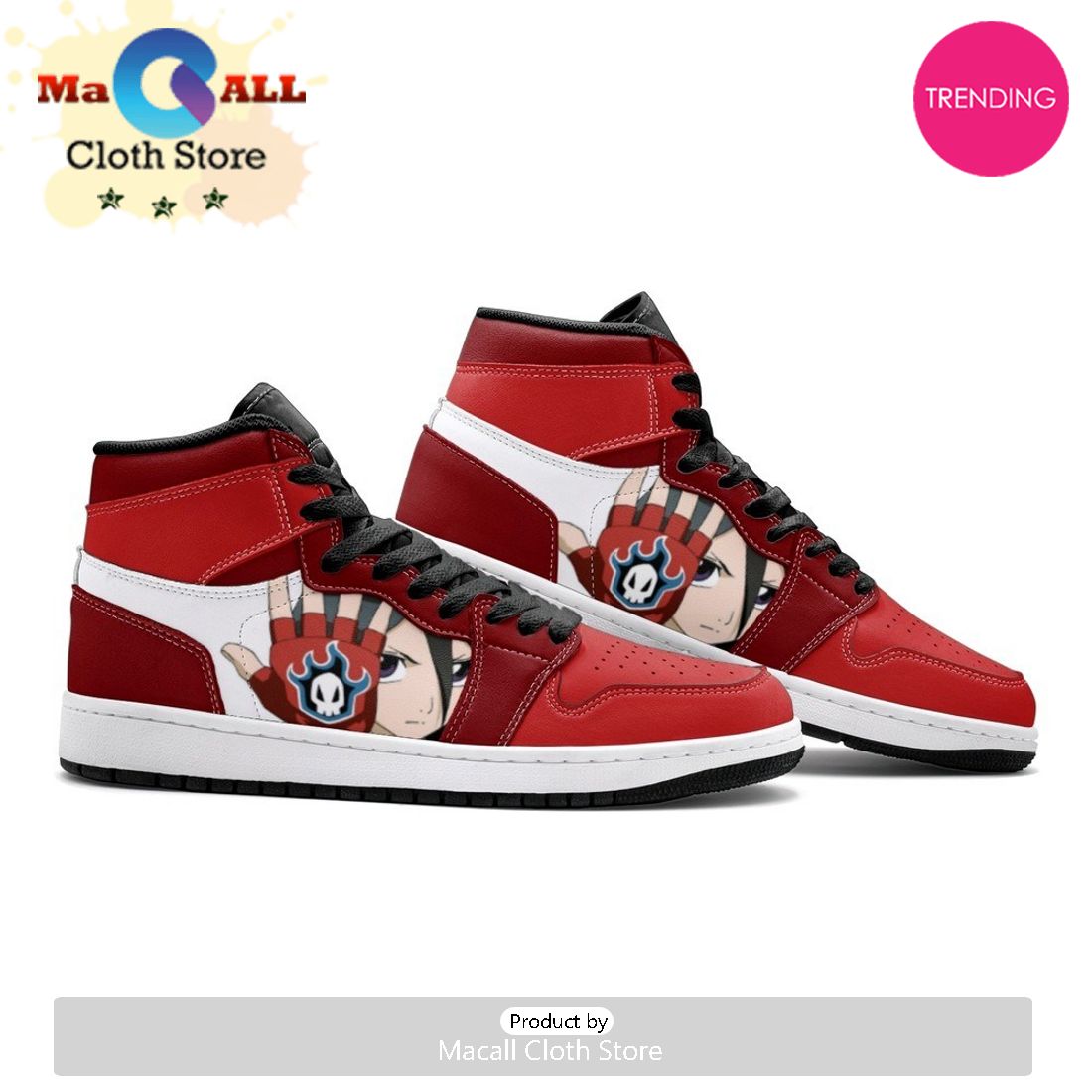 Rukia Kuchiki Burīchi Air Jordan 1 High Top Shoes