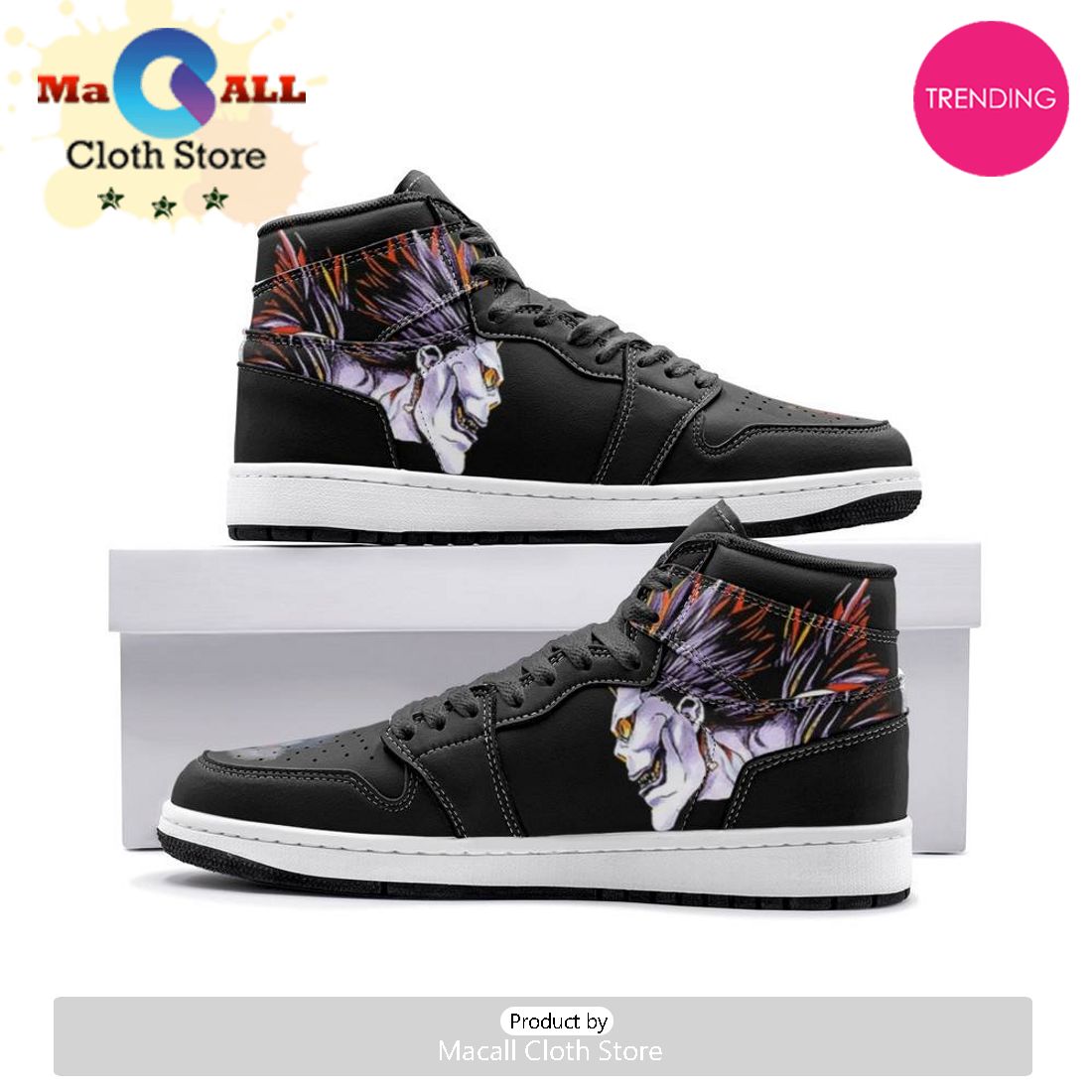 Ryuk V2 Desu Nōto Air Jordan 1 High Top Shoes