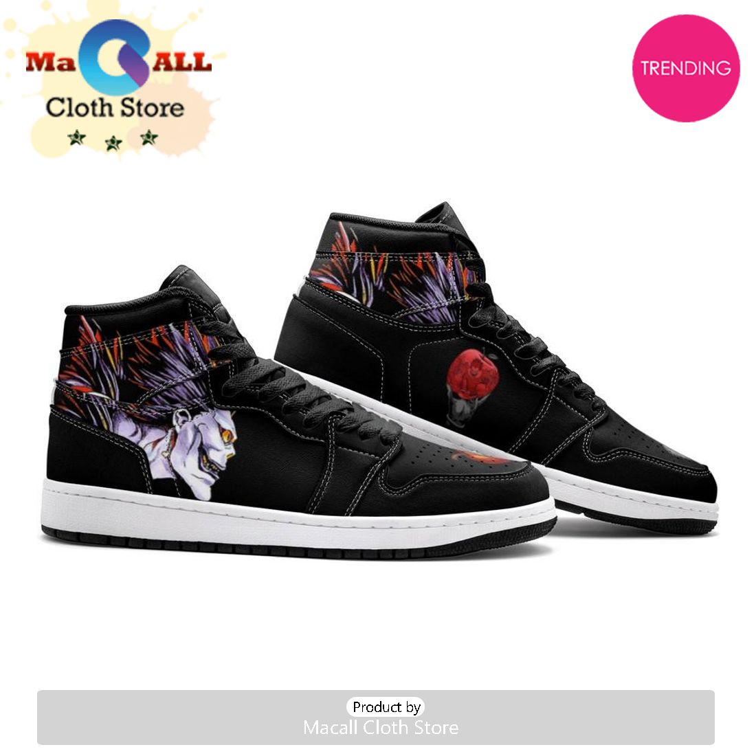 Ryuk V2 Desu Nōto Air Jordan 1 High Top Shoes