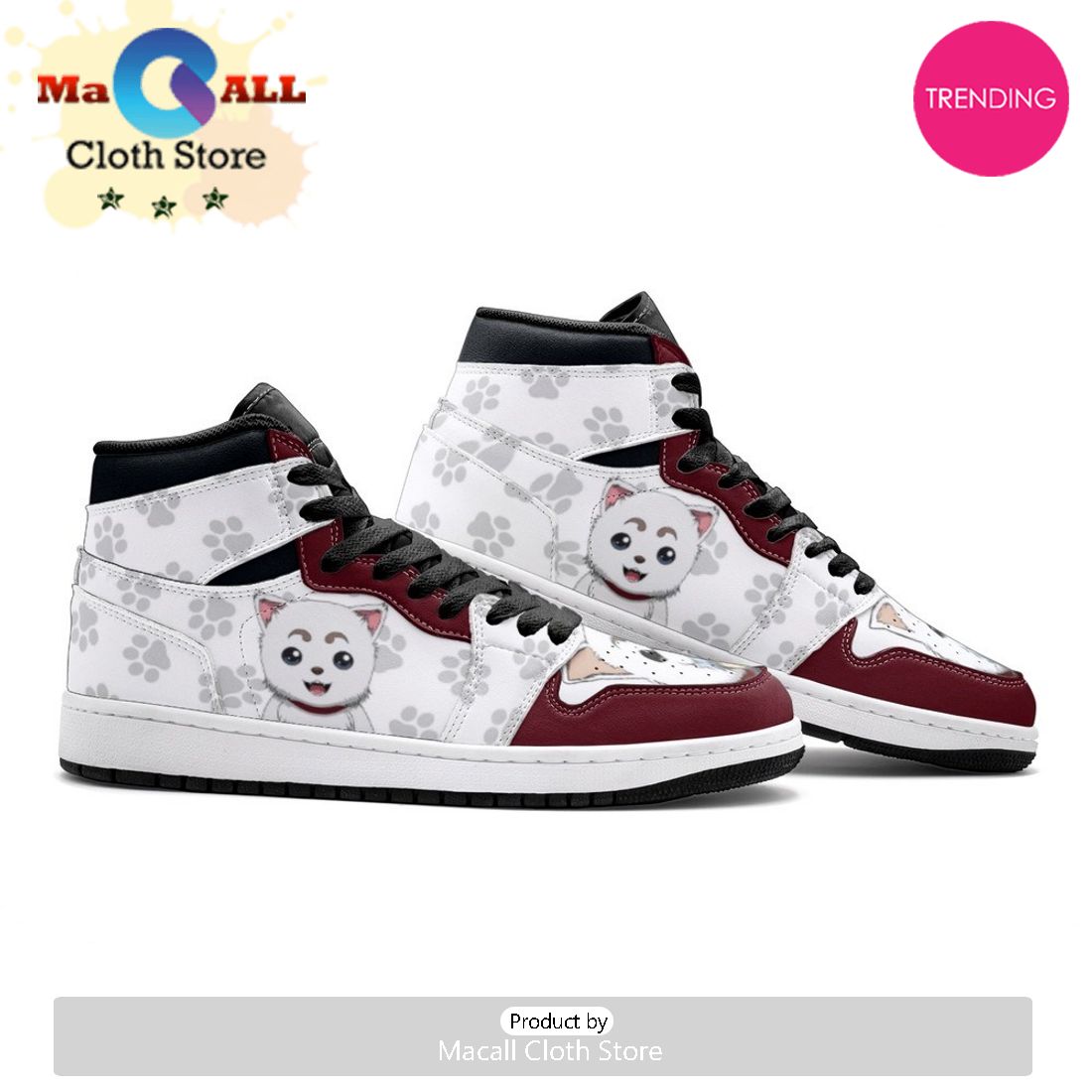 Sadaharu Gintama Air Jordan 1 High Top Shoes