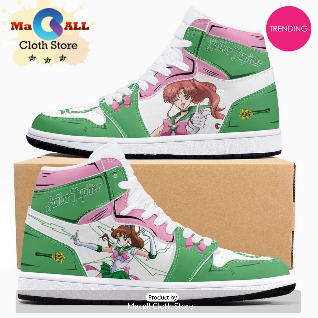 Sailor Jupiter Air Jordan 1 High Top Shoes