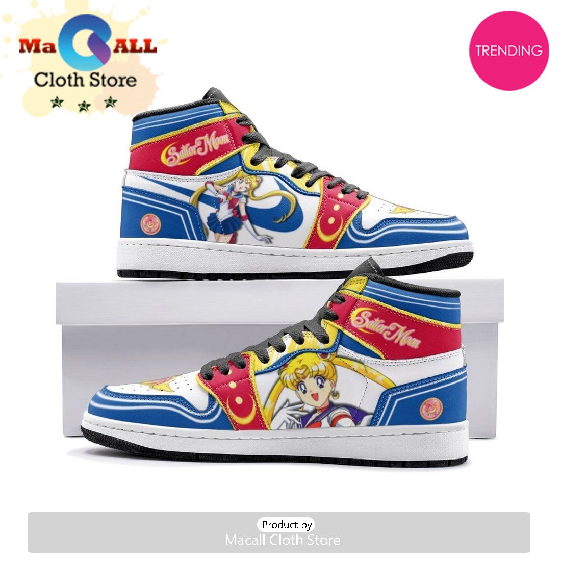 Sailor Moon Air Jordan 1 High Top Shoes